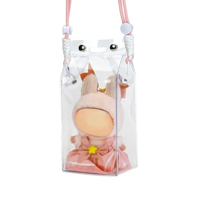 Doll Display Bag Clear Doll Pouch for Figures Collectibles Doll Collectors - Image 1 of 4