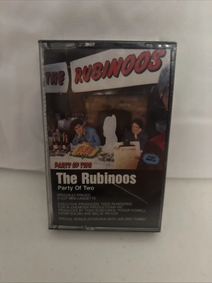 The Rubinoos Party of Two Cassette Tape Brand New SEALED Todd Rundgren Producer - Image 1 of 3