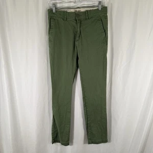Crewcuts Pants Boys 14 Green Chino Skinny Stretch Adjustable Cotton Blend - Picture 1 of 10