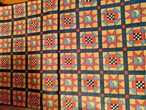 FABRIC REMNANT LIGHT WEIGHT MUMMS THE WORD COTTON 29" X 44" - Picture 1 of 2