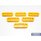 Lego Technik Liftarm flach / dünn 1x3 gelb 6 Stück »NEU« # 6632
