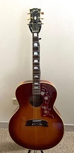 1974 Gibson J-200 Artist Acoustic Guitar, lite sunburst, Mint Condition W/OHSC - Picture 1 of 9