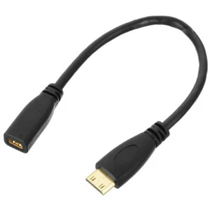 Type D Micro HDMI V1.4 Socket Female To Type C Mini HDMI Male Adapter Cable Cord - Picture 1 of 3