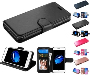 Custodia per iPhone 12 Pro Max 6.7 pelle PU portafoglio pieghevole cover ibrida + PryTool - Foto 1 di 18