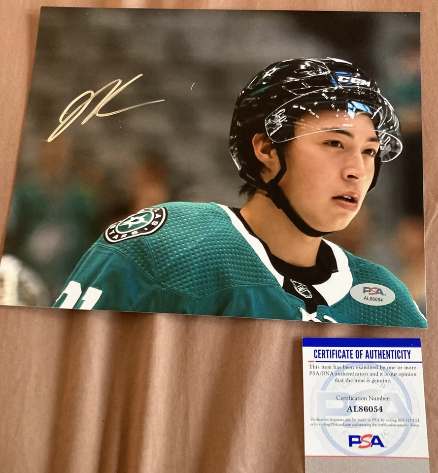 Jason Robertson AUTOGRAPHED 8x10 Photo Signed PSA/DNA COA Dallas Stars - Image 1 of 1