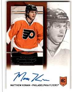 2013-14 Panini Contenders Matthew Konan Rookie Auto #171 Philadelphia Flyers