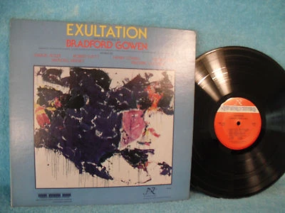 Bradford Gowen, Exultation, Works by Samuel Adler, Robert Evett New World NW 304 - Image 1 of 4