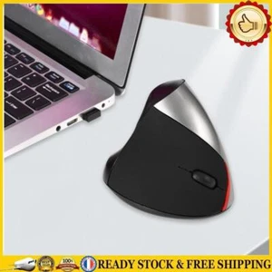 Souris ergonomique verticale sans fil 2,4 G, rechargeable, avec récepteur USB (g - Bild 1 von 7