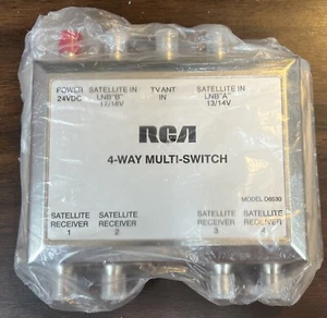 BRAND NEW RCA- DBS - 4 Way Distribution Multi-Switch, Model D6520 - Picture 1 of 3