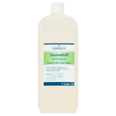 cosiMed Saunaduft Lemongras, Konzentrat, Saunaaufguss, Saunazubehör, 1 l - Bild 1 von 2