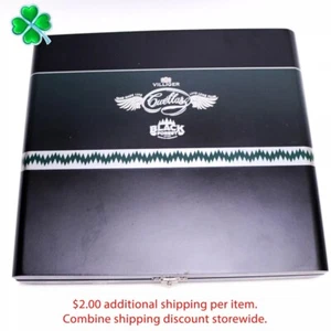 Caja de cigarros de madera vacía Villiger Black Forest Churchill Maduro 9" x 8" x 1,75" - Imagen 1 de 11