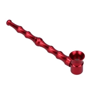 Portable Bamboo Tobacco Smoke Metal Pipe Smoking Herb Tobacco Pipes Adult Gold - Picture 1 of 1