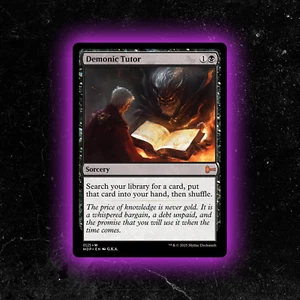 Demonic Tutor - Custom Magic: The Gathering Card - High-Quality - Picture 1 of 6