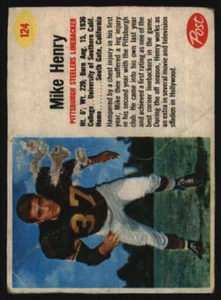 1962 Post Cereal #124 Mike Henry POOR Steelers 572947 - Picture 1 of 2