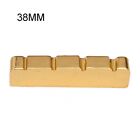 Conveniently Adjustable Brass Nut for 4 String For Electric Bass Gold Plated