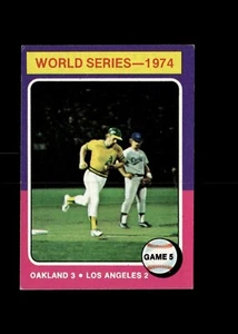 1975 Topps - World Series - 1974 #465 Oakland Athletics - Picture 1 of 2