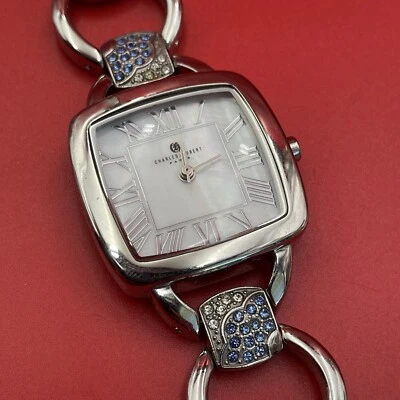 Charles Hubert Paris Women's 6832-W Mother-Of-Pearl Watch New Battery - Image 1 of 4