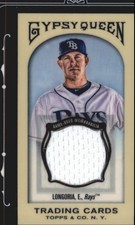 2011 Topps Gypsy Queen Framed Mini Relics #EL Evan Longoria 