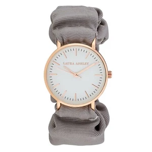 Laura Ashley Women's 35mm Soft Pattern Fabric Elastic Scrunchy Band Watch - Picture 1 of 6