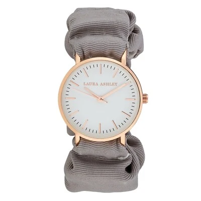 Reloj para mujer Laura Ashley 35 mm patrón suave tela elástica correa crujiente Foto 1 de 4