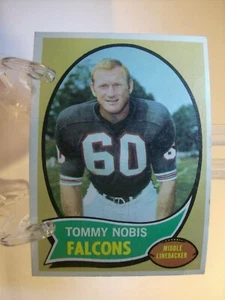 Tarjeta de fútbol americano Topps 1970 #40 de Tommy Nobis (84486) - Imagen 1 de 2