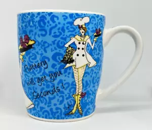 Delish Girls With Attitude Coffee Tea Mug Cup - Flattery Will Get You Seconds! - Picture 1 of 6