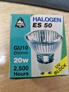 GU10 ES 50 Halogen Bulbs 20w 1,500HR 50° Wide Flood - - Picture 1 of 2