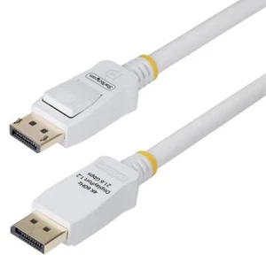 4K UHD 60Hz Vesa Zertifiziert Displayport 1.2 Kabel, 1.8m Weiß - DP12-CABLE-6FTW - Picture 1 of 6