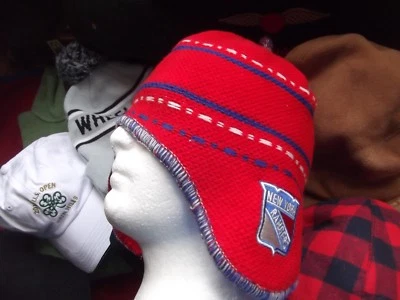 SOMBRERO ESQUÍ TEJIDO TRADICIONAL REEBOK NEW YORK RANGERS - TALLA ÚNICA - PERFECTO Foto 1 de 4