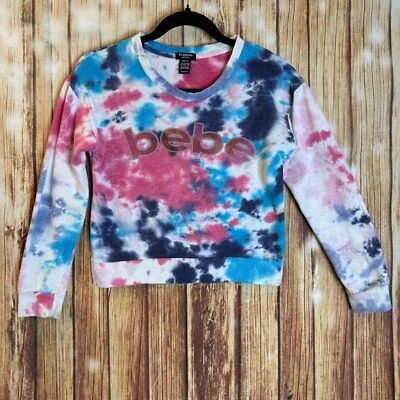 Moletom Bebe Sport feminino gola redonda tingido tamanho médio 10-12 - Imagem 1 de 4