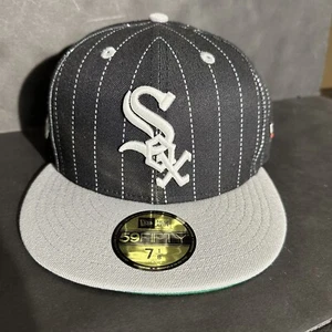 New Era Chicago White Sox Authentic Game 59FIFTY eng anliegende Mütze Größe 7 1/8 NEU - Bild 1 von 7