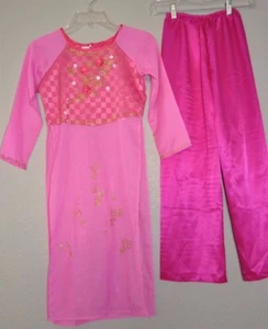 Traje de vestir asiático para niñas, traje de juego, vestido y pantalón, talla 12, vendedor de EE. UU. - Imagen 1 de 6