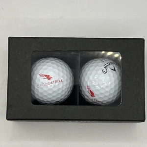 Crowdstrike Callaway Golf Golf Balls 2 Balls Total Blackout - Picture 1 of 4