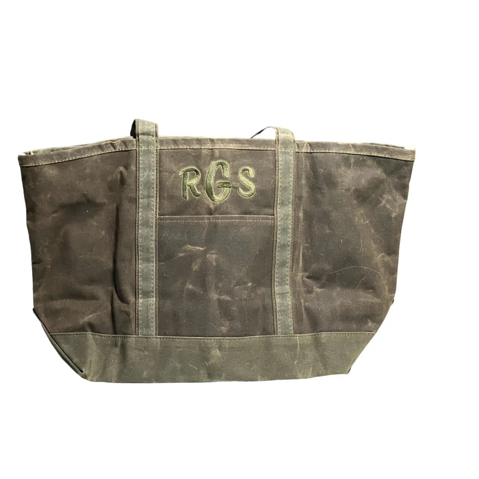 CB Station Waxed Canvas LG Boat Tote Khaki - Image 1 of 4