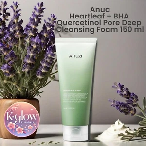 Espuma limpiadora profunda de poros Anua Heartleaf quercetinol 150 ml - auténtica/vendedor de EE. UU. - Imagen 1 de 1