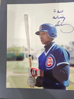 Personalized Derrick May RC Year Chicago Cubs Signed Autographed 8"x 10" Photo - Imagem 1 de 2