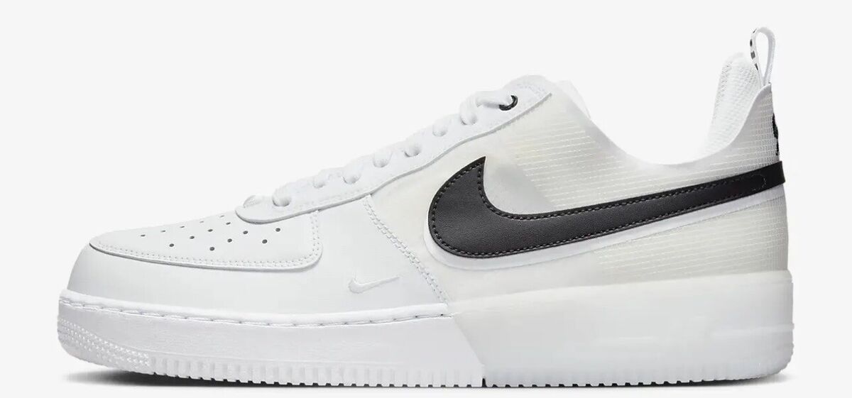 Nike Air Force 1 React White Black for Sale | Authenticity Nike Air Force 1 React White Black for Sale | Authenticity