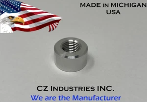 1/4 NPT QTY:25 ALUMINIO HEMBRA RECTO/MEDIA SOLDADURA EN MONTAJE BUNG, 1/4-18 - Imagen 1 de 5