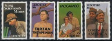 LESOTHO 1991 Film su temi africani (II) 4v MNH**
