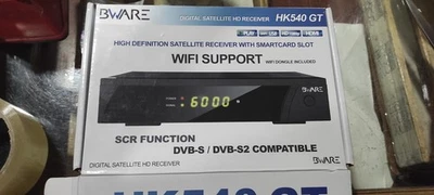 BWARE HK 540 GT 1080p Decoder Satellitare - Nero - Immagine 1 di 4