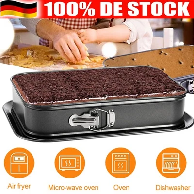 Springform 39*28cm RECHTECKIG Backform Kuchenform Tortenform Selbstgebackener - Bild 1 von 4