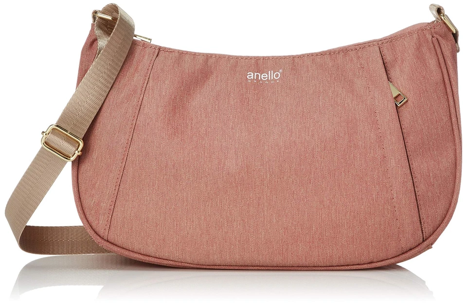 Bolso de hombro anello GRANDE GL GT-T0474 rosa beige Foto 1 de 4