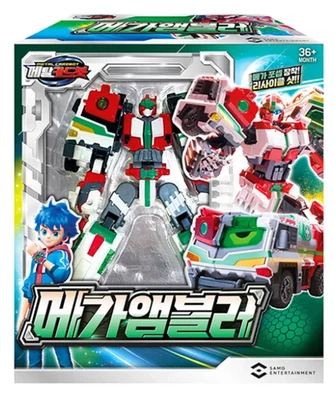 Metal Cardbot Mega Ambuler Rescue Ambulance Transforming Robot Toy 2023 - Image 1 of 4