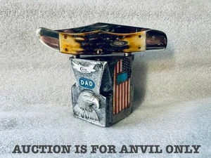 NEW CUSTOM MADE CASE XX EAGLE EMBLEM ANVIL DAD WELDER USA FLAG SKULL HOT ROD - Picture 1 of 11