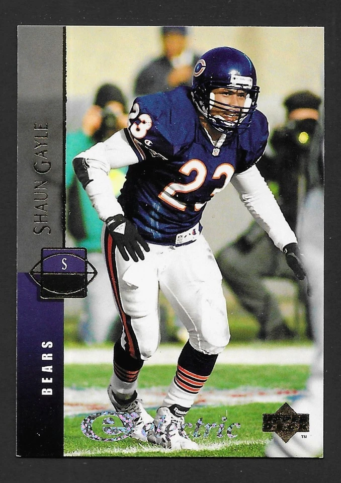 1994 Upper Deck Electric Silver #154 Shaun Gayle Chicago Bears - Image 1 of 1