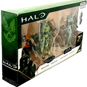 HLW0175 HALO 4'' World of Halo 20th Anniversary Action Figure Multipack NEW - Picture 1 of 4