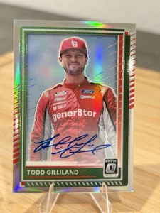 2025 Donruss Racing Todd Gilliland Optic Auto Silver Holo #81 - Bild 1 von 2