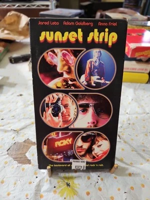 Sunset Strip (2000 VHS)  Jared Leto Nick Stahl Simon Baker Y2K Rock Ex-Rental.  - Image 1 of 4