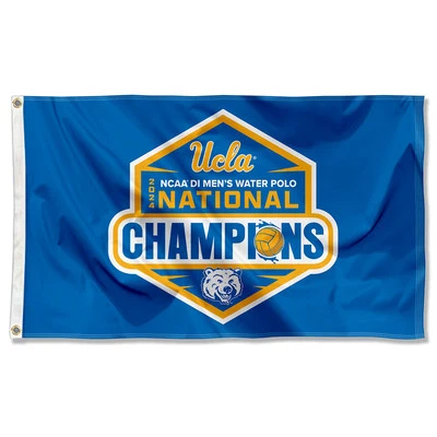 Polo acuático Bruins para hombre 2024 Champions bandera 3x5 Foto 1 de 4