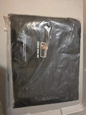 Bolsa de viaje para asiento de coche GORILLA GRIP con correas acolchadas, negra/roja Foto 1 de 2